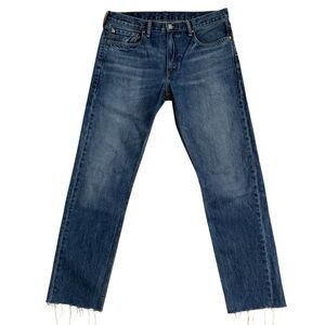 2017 Levi’s 502 Regular Fit Tapered Leg Raw Hem Size 34